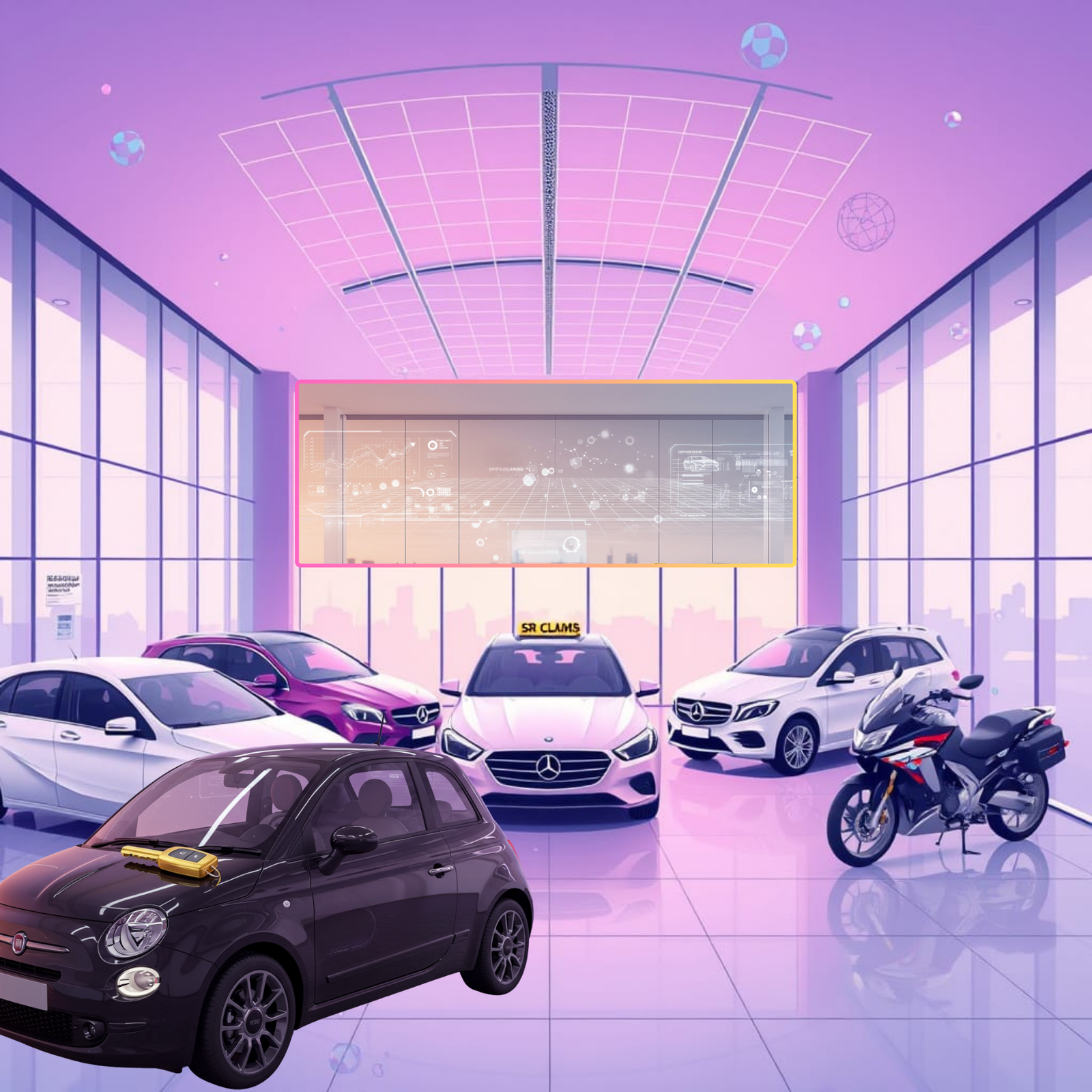 Like-for-like replacement vehicle service image used in the Core Services section of the homepage.