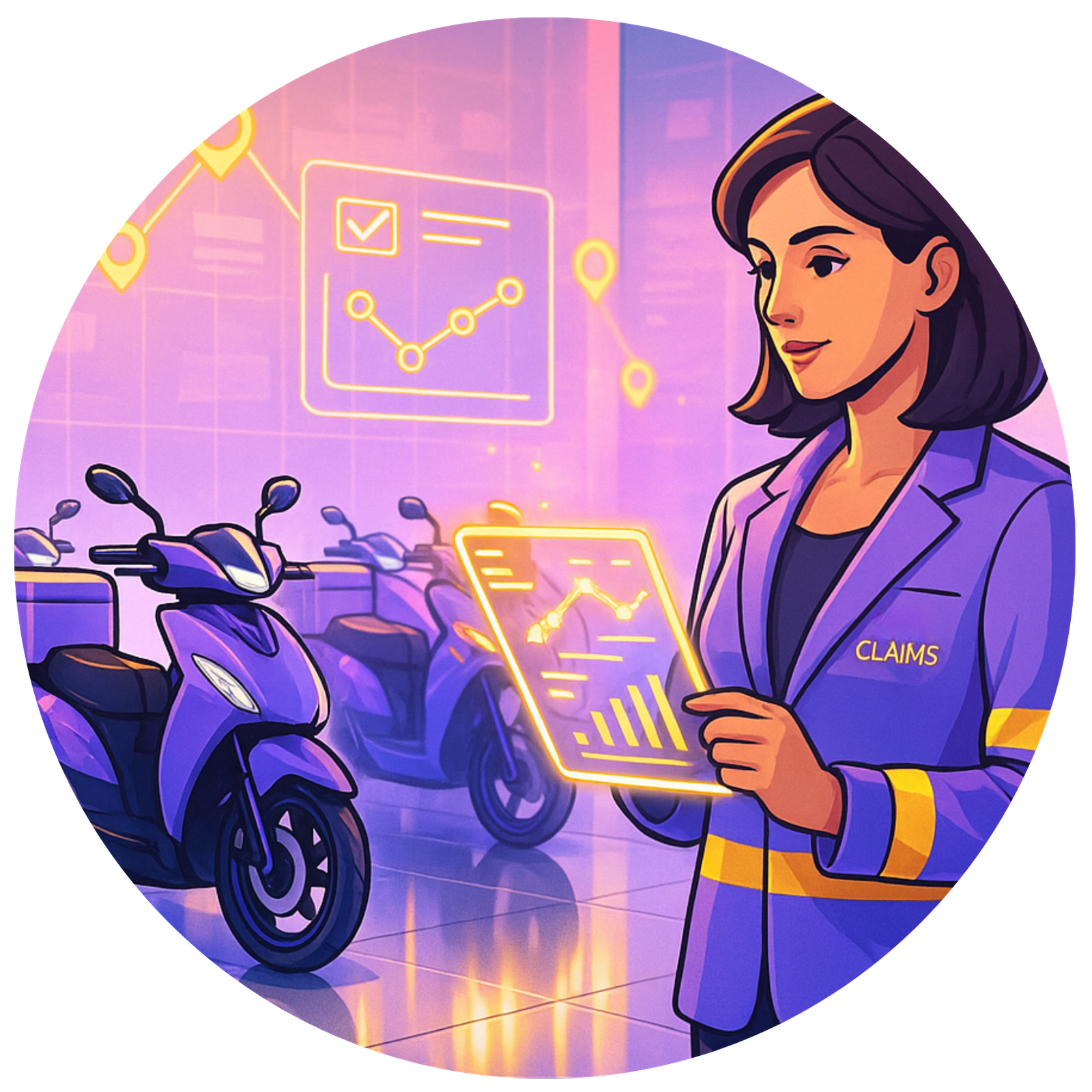 Ride-ready cover visual for replacement bike readiness after an accident, shown on homepage.