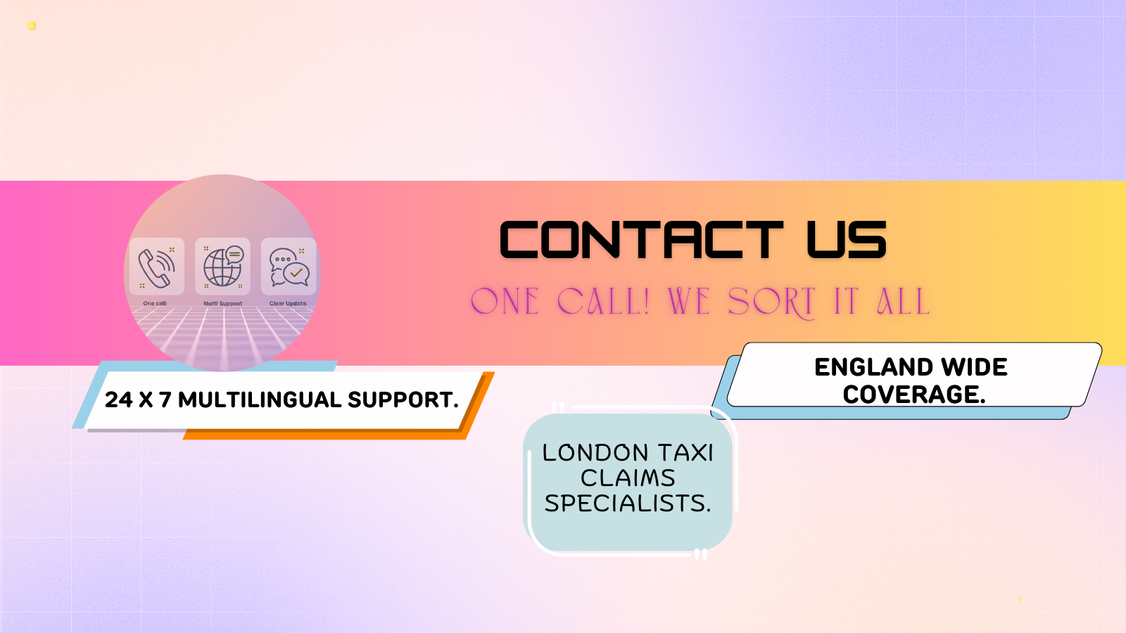 Contact Accident Assist Network for 24/7 multilingual support, London taxi specialists, and England-wide coverage