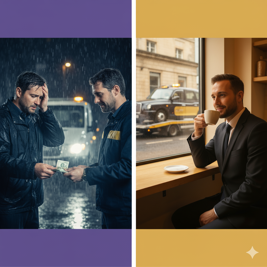 Comparație între opțiunile de recuperare a vehiculului